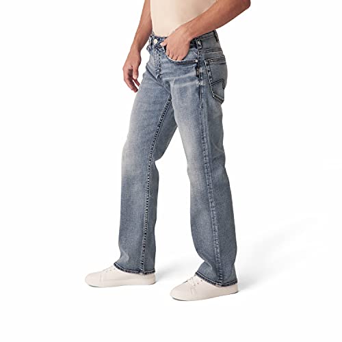 Silver Jeans Co. Men's Gordie Relaxed Fit Straight Leg Jeans-Legacy2