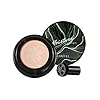 Mushroom Head Air Cushion CC Cream, Natural Moisturizing Highlighting Matte Oil Control Concealer Facial Blemish Concealer Foundation BB Cream for Women Girls (Natural)