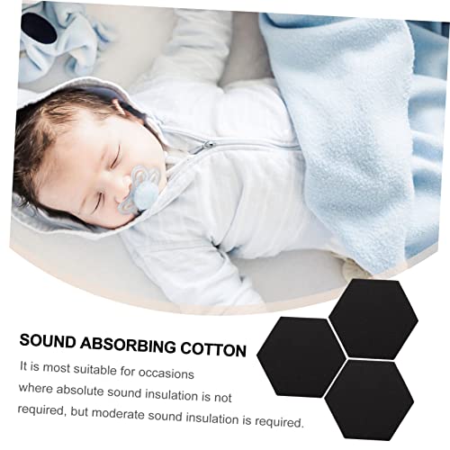 Paneles acústicos absorbentes de sonido Sosoport 3 piezas en forma hexagonal para reducción de ruido miniatura 3