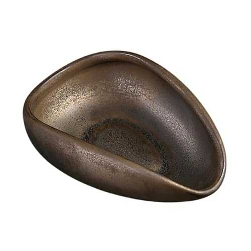 petsola コーヒー豆用の計量器セラミック製トレイキッチンツール, ブロンズ