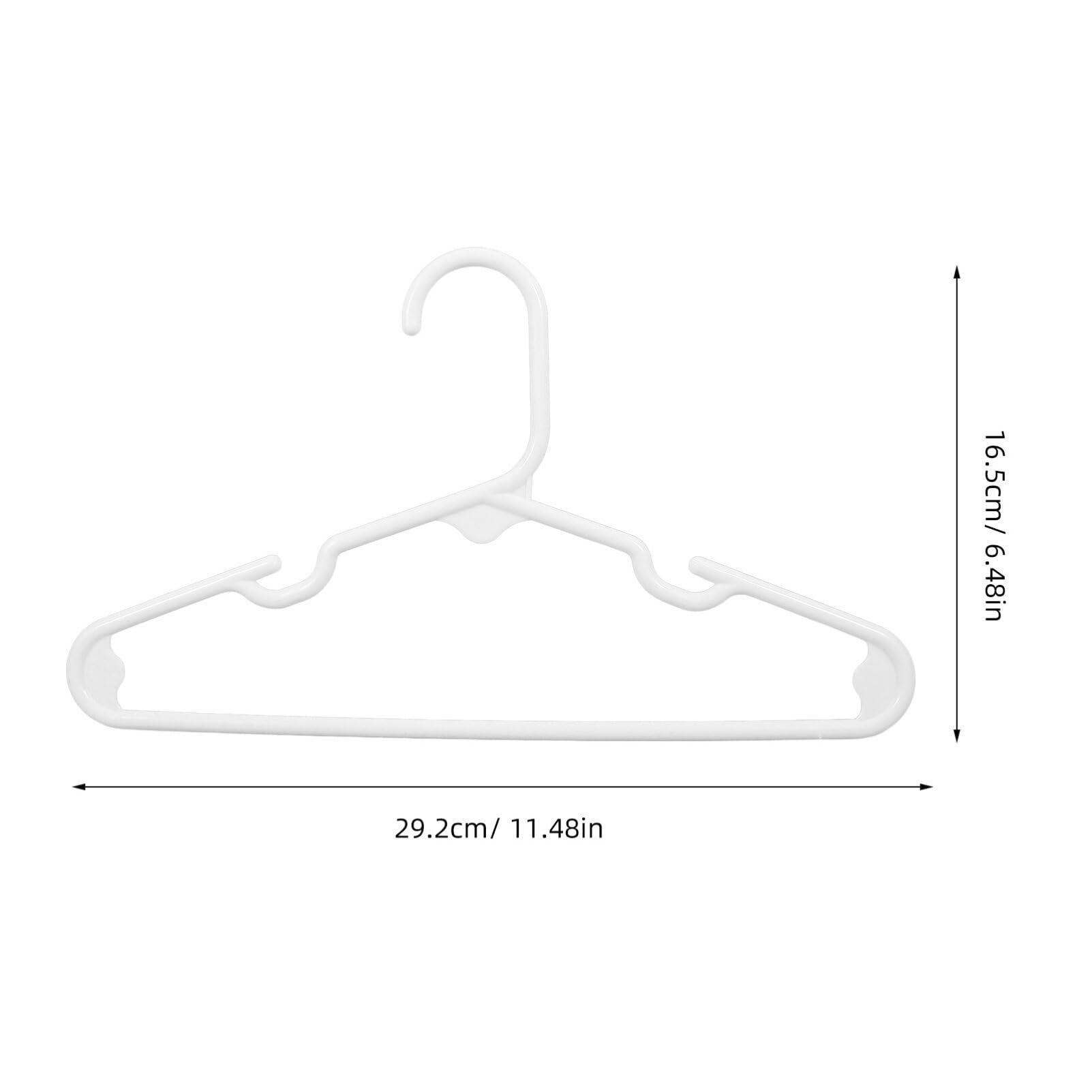 SOLUSTRE Children's Clothes Hangers 10 Pack Velvet Kids Hangers for Closet No-Slip Space-Saving