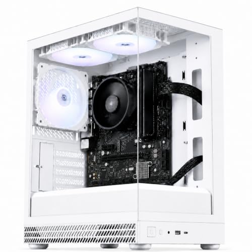 TITAN GAMING �Q�[�~���OPC Ryzen 5 5600GT 850W GOLD�d������ ������64GB NVMe SSD 1TB �f�X�N�g�b�v�p�\�R�� GPU�񓋍� �����O���{���ݑΉ� AQUA UNO �z���C�g×�z���C�g