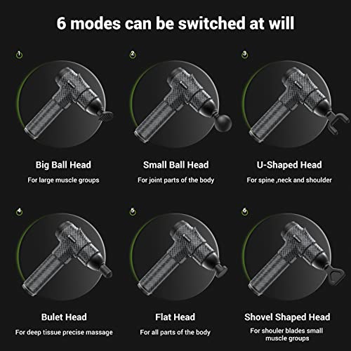 image for AERLANG Muscle Massage Gun, Back Massager Deep Tissue Gun for Athletes