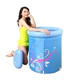 ★ 【relajarse, divertirse】 La bañera plegable le permite relajarse, bañarse, y mantener su piel en cualquier momento y en cualquier lugar, y disfrutar de la vida.