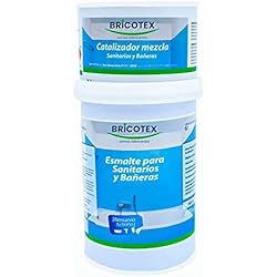 Pintura Para Fregadero Pintura para Bañeras Satinado Tonos Pastel 2 Componentes 700+170 ml Bricotex (Verde claro)