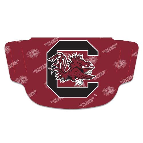 WinCraft NCAA South Carolina Fighting Gamecocks Unisex Fan Gear Face Mask, Team Colors, One Size