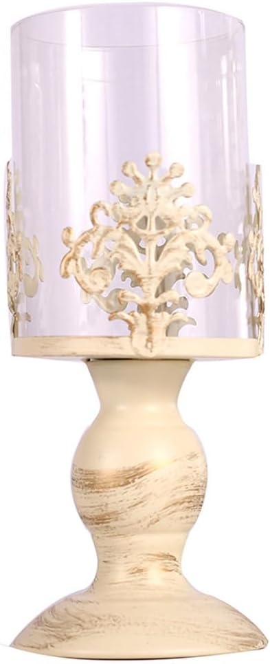 Retro Iron Candle Holder Cage Home Decoration Jewelry Gift Wedding Candle Light Dinner(33CM)