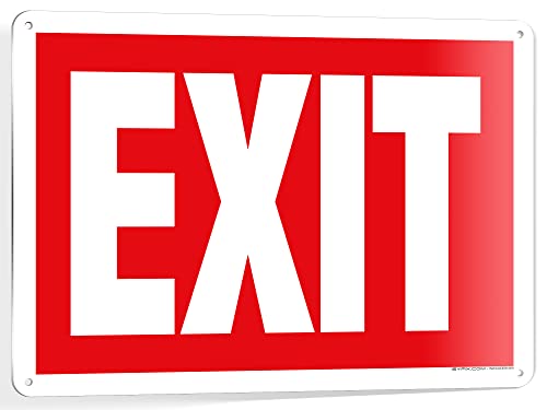 iSYFIX Exit Sign 14x10 Inch