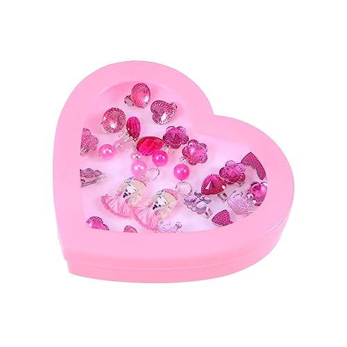 HOMSFOU 2 Peças Anéis Para Meninas Anéis Para Meninas Anéis Infantis Presentes Para Meninas Anéis Pa