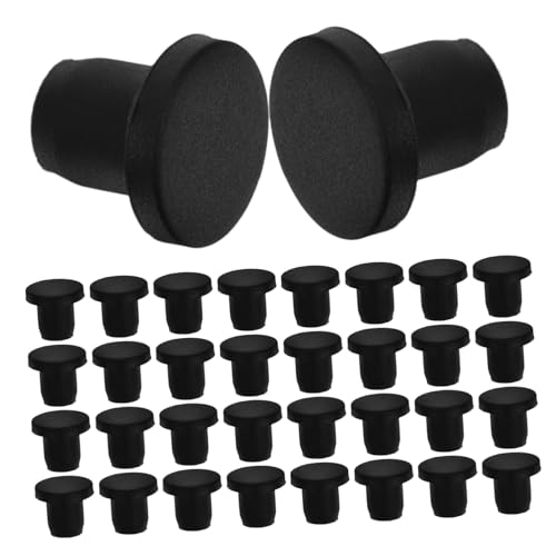 Cabilock End Caps for Pipes 50pcs Round Tubing Stoppers Silicone Material Sealant for DIY Projects