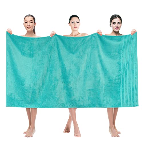 image for American Soft Linen 35x70 Jumbo Large Bath Towels, 600 GSM 100% Cotton