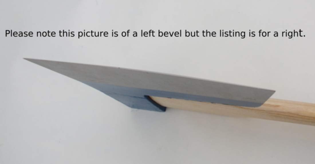 Muller Big and Long Broad Axe Ash Handle Left Bevel Made in Austria 2045,010