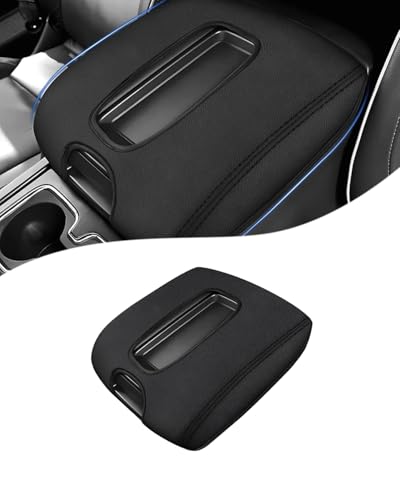 Image of Autorder Center Console Cover for 2014-2018 Chevy Silverado /GMC Sierra 1500 2500 3500 Accessories Armrest Cover Anti-Scratch Middle Console Pad Armrest Protector(ONLY for Bucket Seat!)