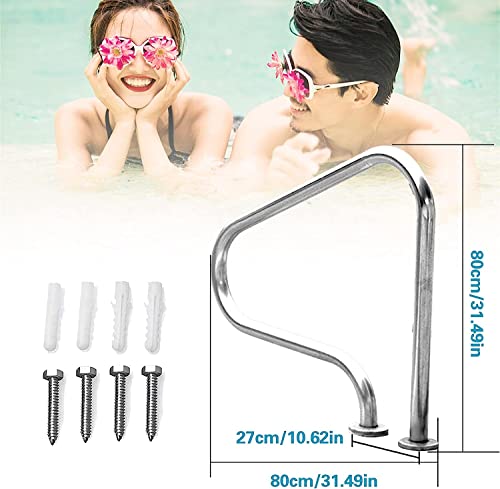 Barandal para piscina acero pulido 1.2mm miniatura 3