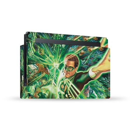 Skin Green Lantern Nintendo Switch autocollant de jeu pour console et dock DC Comics