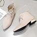 Luckycat Mujer Botas Cordones Plataforma Botin Plataforma Cordones Tacon Ancho Zapatos Remache...