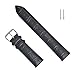Produktbild JAOMON Leder Uhrenarmband Hochleistungsleder Ersatzuhrenband mit Schnalle Uhrenarmband Ersatz (20mm Schwarz)