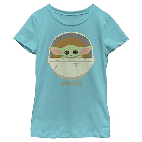 Image of Star Wars Girls Star Wars: Mandalorian The Child Cute Bassinet Girls Short Sleeve Tee Shirt
