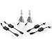 Putco 289005 Silver Lux 9005 LED Headlight Conversion Kit (2 Bulbs)
