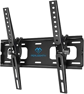 TV Wall Bracket, Tilt TV Mount for Most 26-55inch LED, LCD, OLED, Plasma Flat&Curved TVs up to 60KG, Max VESA 400X400mm