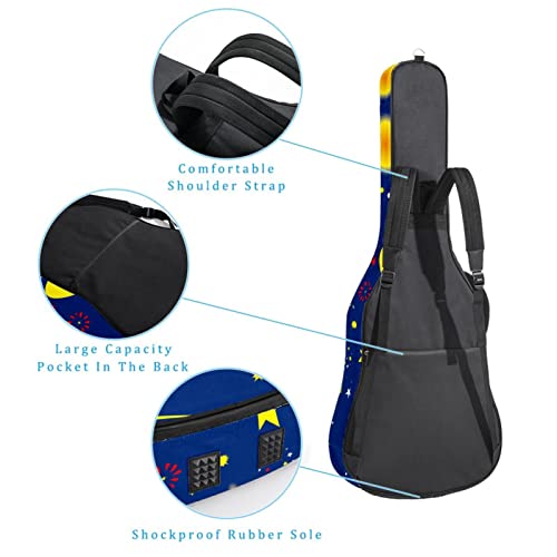 Housse pour guitare acoustique – Motif requin, pieuvre – Crabe – Baleine – Poissons d’hippocampe – 1 cm d’épaisseur… - Les Beatles, Paul McCartney, John Lennon, RIngo Starr, George Harrison Housse pour guitare acoustique - Motif requin, pieuvre - Crabe - Baleine - Poissons d'hippocampe - 1 cm d'épaisseur… – Image 4