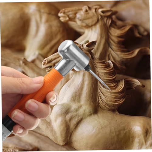 Mini amoladora neumática angular de 90 grados naranja con kit de accesorios para grabado 3