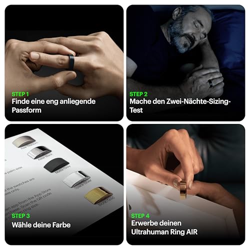 Image of ULTRAHUMAN Ring AIR Sizing Kit with Colours - Size First Before You Buy - Choose from 10 Sizes - Sizes 5 to 14 from 5 Colour Options- Find The Perfect Ring Size - Smart Ring Sizer