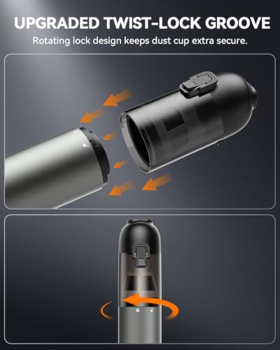 Car Vacuum Rechargeable 21000Pa Powerful Suction Handheld Vacuum Cordless - image 9