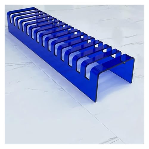 Présentoir de table en acrylique à 14 emplacements pour échantillons de carrelage et marbre