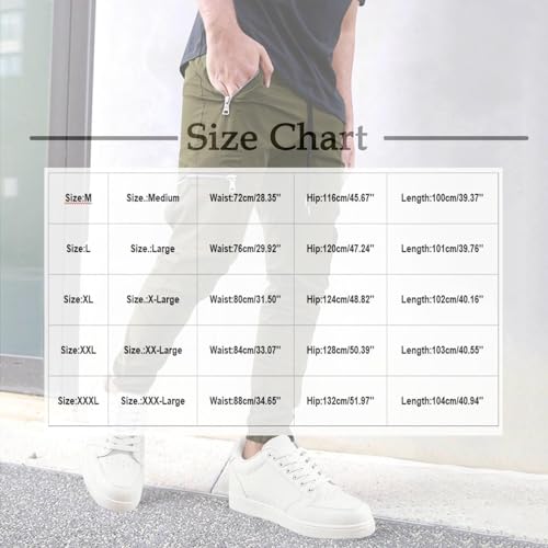 Men's Muti Pockets Cargo Pants Zipper Casual Solid Drawstring Straight Leg Pants Breathable Long Trousers Fashion3