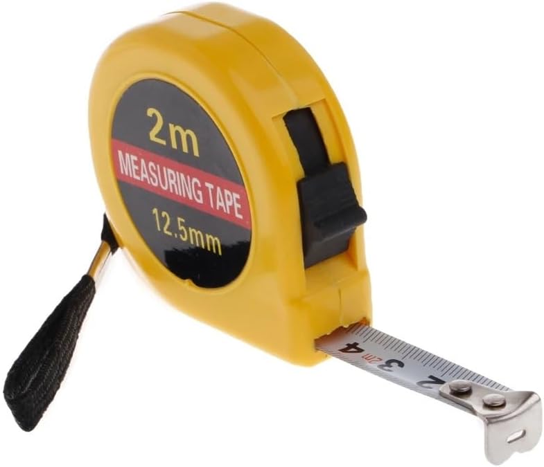2m Tape MeasureMetric Steel Measuring Ruler Distance Measuring Tool Pocket Ruler Tool Sewing Cloth Metric Tailor Measuring Tools