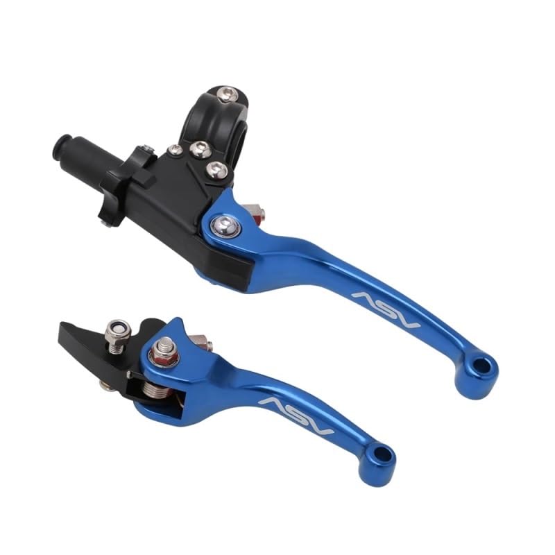 Levier de frein d'embrayage moto bleu pour CR CRF YZ YZF KX RM