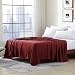 Luxury king flat brushed microfiber, Burgundy