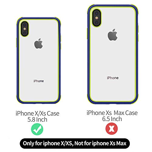 MobNano Cover Compatibile con iPhone X, iPhone XS