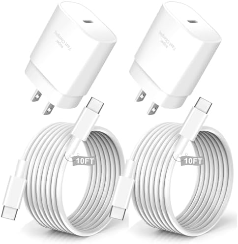 Super Fast Chargers 25W Type C Chargers Fast Charging 2Pack USB C...