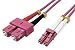 Produktbild VALUE LWL-Kabel 50/125µm OM4, LC/SC, violett, 2 m