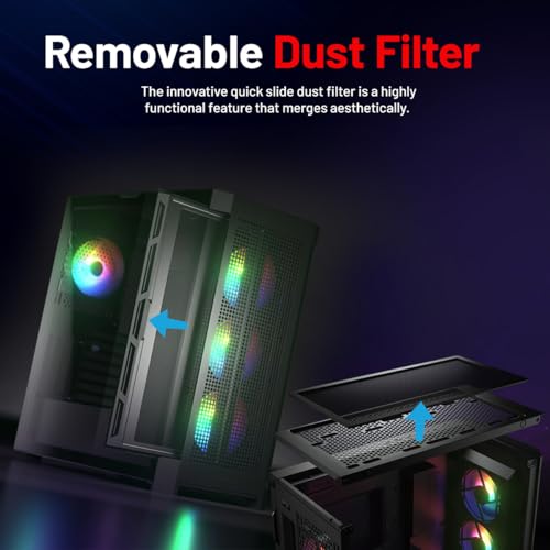 Skytech Blaze4 Gaming PC Desktop, Ryzen 7 7700 3.8 GHz (5.3GHz Turbo Boost), NVIDIA RTX 4070 Super 12GB GDDR6X, 1TB SSD, 16GB DDR5 RAM 5200, 650W Gold PSU, Wi-Fi, Win 11 Home - Image 4