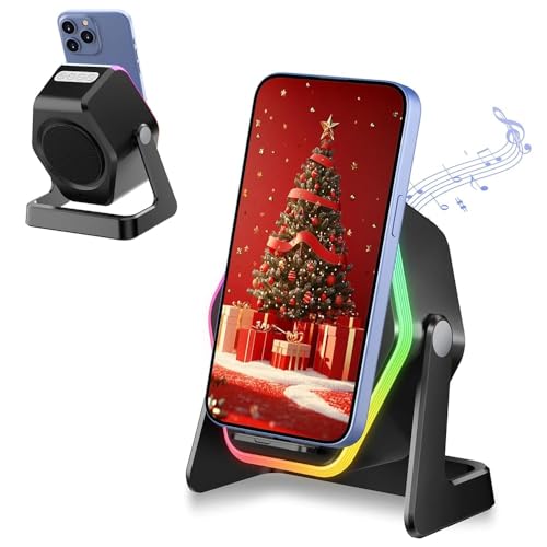 Image of Hupoaf 5 in1 Wireless Induction Speaker with Mirror [Powerful Sound]