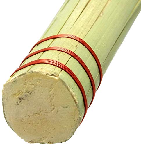 Tikusan Bamboo Wok Brush with Copper Coil for Pan, Pot, Palate Skillet Cleaning (7.1”) - Thumbnail 5