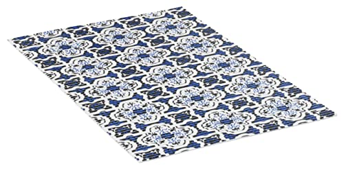 WENKO Weichschaummatte Murcia, rutschfeste Bodenmatte vielseitig nutzbar als pflegeleichter Duschvorleger & schmutzabweisende Küchenmatte, hygienisch, atmungsaktiv, zuschneidbar, 50 x 80 cm/Kunststoff