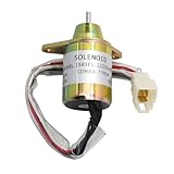 Notonmek 1503ES-12S5SUC5S Fuel Shut Off Solenoid for Yanmar Kubota John Deere 119653-77950 119285-77950 Solenoid Valve 12V SA-4562
