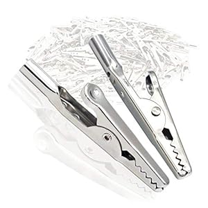 Jinshangtopk 24 Stück 51mm Krokodilklemmen Federklemmen