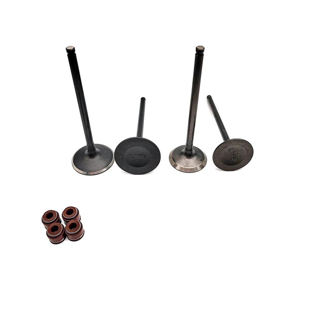 YHNNH Set di anelli di tenuta della valvola di aspirazione e scarico stelo valvola 0180-022004 0180-022005 0010-022500 Adatto for modelli CF500 CF188 CF 500 ATV UTV Sostituzione