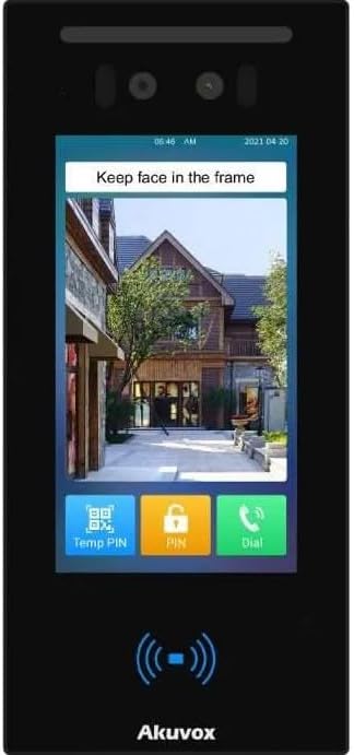 E16C SIP Door Phone with Facial Recognition, 5” Touch Screen, Dual Cameras, PoE, Multi-Verification Access Control E16C SIP Door Phone with Facial Recognition, 5” Touch Screen, Dual Cameras, PoE, Multi-Verification Access Control