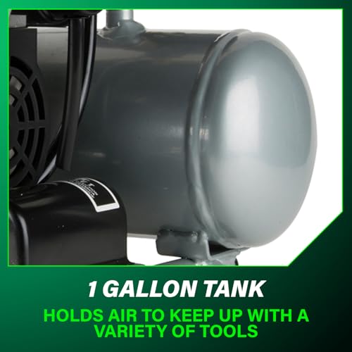 Metabo HPT Quiet Air Compressor, Portable 1 Gallon Oil-Free Air Compressor, Ultra-Quiet Operation at 59 dB, Universal Quick Coupler for Fast Tool Changes, Compact and Lightweight, EC28M by Metabo HPT - Image 8