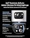 eufy PoE NVR Security System S4 Max, 4× 3-Linsen Bullet-PTZ-Kameras, 16MP, 360° PTZ, 8× Auto-Zoom, KI-Videosuche, Multi-Kamera Tracking, rot-blaues Stroboskop, Farbnachtsicht, 24/7 Aufnahme, 2TB HDD