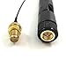 CENXIFJUDZ Replacement PS4 WiFi Antenna 2.4Ghz 6dbi Wireless Router Omni Aerial with SMA Male Connector with SMA Female to UFL. iPex Pigtail Cable 1.13 15cm
