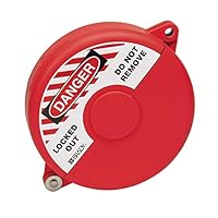 Algopix Similar Product 13 - Brady Hinged Gate Valve Lockout Red