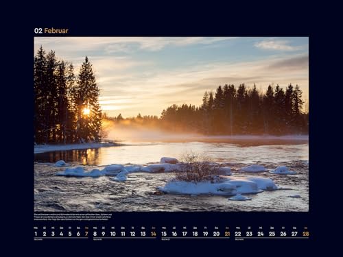 Calendrier mural KUNTH 2027 grand format paysage reliure spirale