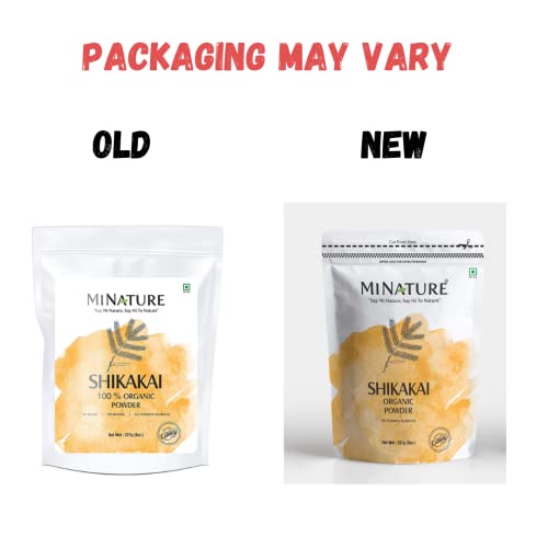 Organic Shikakai Powder By Mi Nature | Acacia Concinna | Usda Nop Certified 100% Organic | Vegan | Excellent Hair Conditioner (8 Oz) #TOP5